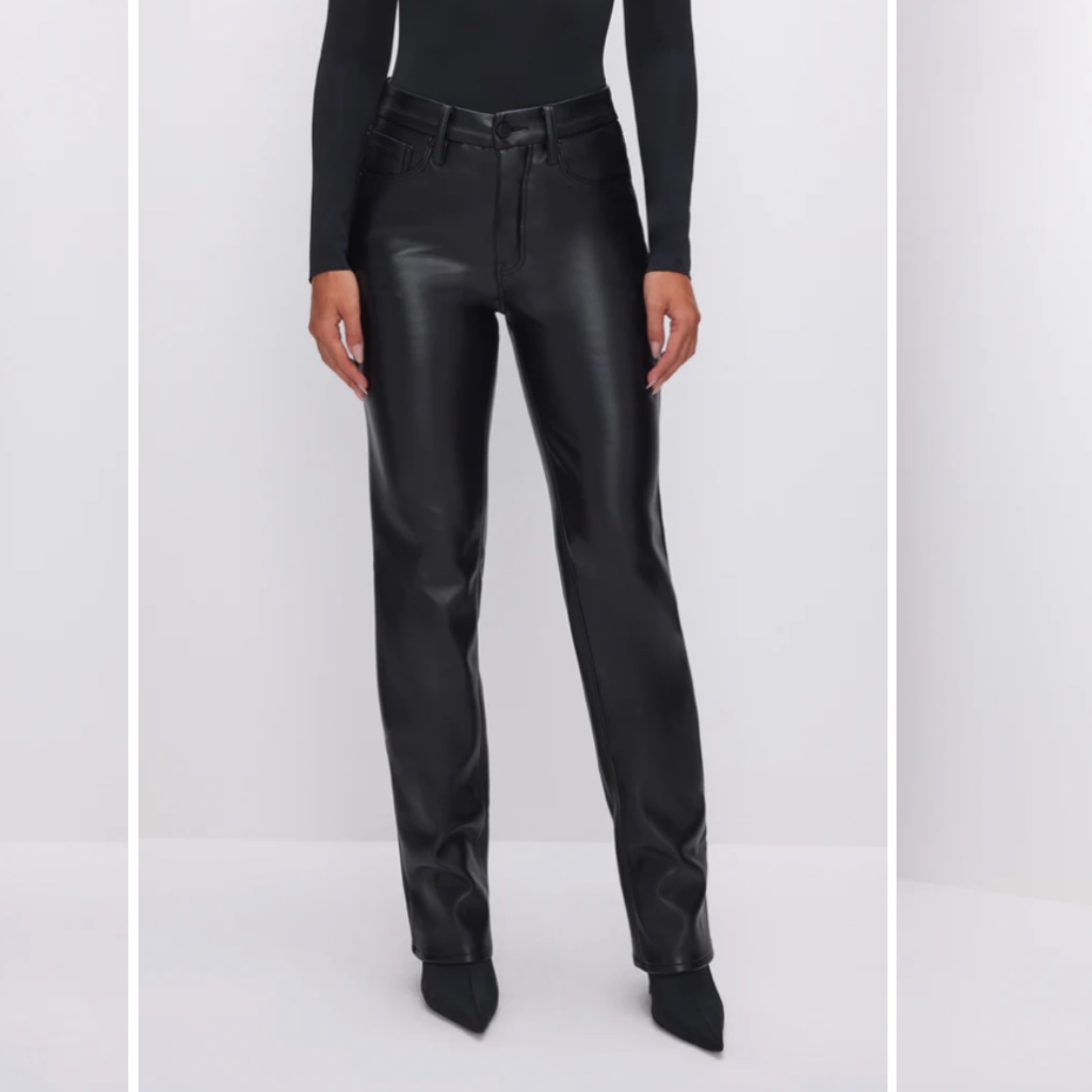 Good American - Good Icon Faux Leather Pants
